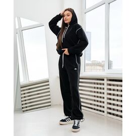 Костюм спортивний жіночий теплий ДП167 black р.XS-L "AZNA" недорого оптом від прямого постачальника