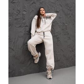 Костюм спортивний жіночий теплий ДП167 beige р.XS-L "AZNA" недорого оптом від прямого постачальника