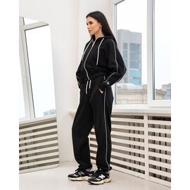 Костюм спортивний жіночий теплий ДП174 black р.XS-L "AZNA" недорого оптом від прямого постачальника