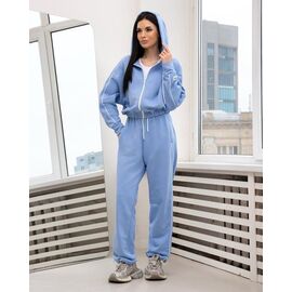 Костюм спортивний жіночий теплий ДП174 l.blue р.XS-L "AZNA" недорого оптом від прямого постачальника