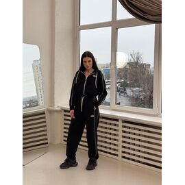 Костюм спортивний жіночий теплий ДП175 black р.XS-L "AZNA" недорого оптом від прямого постачальника