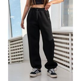 Штани спортивні жіночі теплі БЗ82 black р.S-M "AZNA" недорого оптом від прямого постачальника