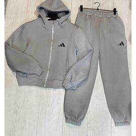 Костюм спортивний жіночий ZW1097 grey р.M-XL "Zalov" недорого оптом від прямого постачальника