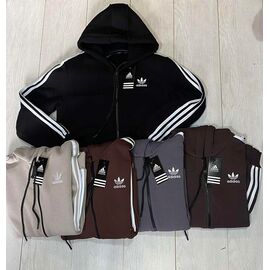 Фотография Кофта спортивная мужская ZW1103 d.brown р.46-54 "Zalov" недорого оптом от прямого поставщика