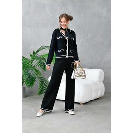 Костюм жіночий теплий 10600 black р.one size "Karon" недорого оптом від прямого постачальника