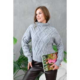 Светр жіночий 3027 grey р.one size "Karon" недорого оптом від прямого постачальника