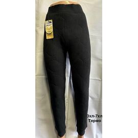 Лосини жіночі теплі 710 black р.48-56 "WELL" недорого оптом від прямого постачальника