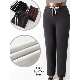 Лосини жіночі теплі 9171 mix р.46-56 "WELL" недорого оптом від прямого постачальника