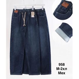 Джинси жіночі утеплені 958 mix р.M-2XL "WELL" недорого оптом від прямого постачальника