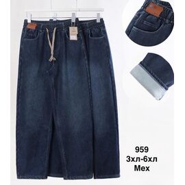 Джинси жіночі утеплені 959 mix р.3XL-6XL "WELL" недорого оптом від прямого постачальника
