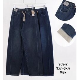 Джинси жіночі утеплені 959-2 mix р.3XL-6XL "WELL" недорого оптом від прямого постачальника