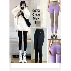 Лосини жіночі теплі 9973 black р.S-2XL "WELL" недорого оптом від прямого постачальника