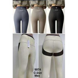 Лосини жіночі теплі 9974 black р.S-2XL "WELL" недорого оптом від прямого постачальника