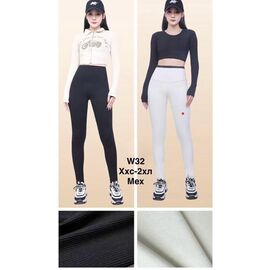 Лосини жіночі теплі W32 black р.XS-3XL "WELL" недорого оптом від прямого постачальника