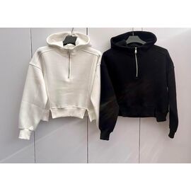 Батник жіночий теплий 10307 white р.S-L "X-Ray" недорого оптом від прямого постачальника