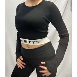 Топ жіночий 6555 black р.42-48 "X-Ray" недорого оптом від прямого постачальника