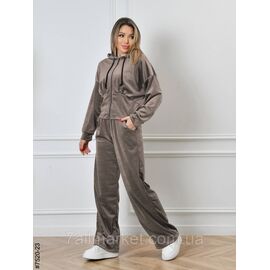 Спортивний костюм жіночий на блискавці велюр норма 44,46,48,50 (8кв) "NOWEMBER"