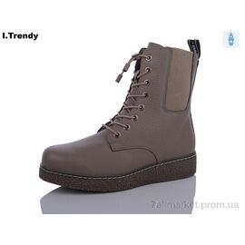Фотография Ботинки женские стильные Весна/осень E2585-3 (8 пар р.36-41) "Trendy" недорого оптом от прямого поставщика