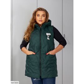 Жилетка жіноча БАТАЛ р.66-68;50-52;54-56;58-60;62-64 (5кол.) "LETTI" купити недорого від прямого постачальника