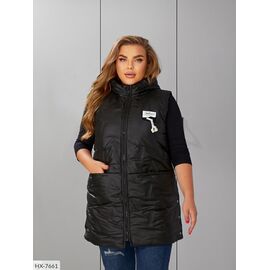 Фотография Жилетка женская БАТАЛ р.66-68;50-52;54-56;58-60;62-64 (5цв) "LETTI" купить недорого от прямого поставщика