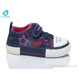 Кеди дитячі легкі Весна/осінь 7088-010 синій (7 пар р.20-25) "Comfort-baby" недорого оптом від прямого постачальника