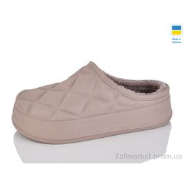 Фотография Галоши женские зима C111 беж (6 пар р.37-41) "Крок" недорого оптом от прямого поставщика