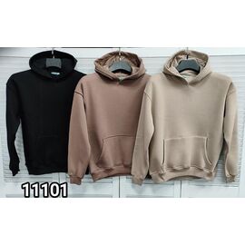 Худі жіноче 11101 black р.42-48 "LOOK" недорого оптом від прямого постачальника