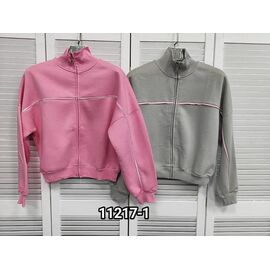 Кофта спортивна жіноча тепла 11217-1 pink р.42-48 "LOOK" недорого оптом від прямого постачальника