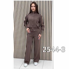 Костюм спортивний жіночий теплий 2544-3 l.brown р.one size "LOOK" недорого оптом від прямого постачальника
