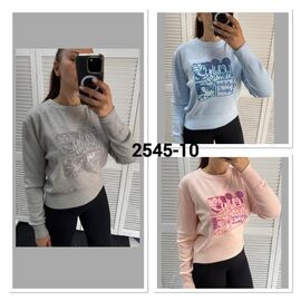 Светр жіночий 2545-10 grey р.one size "LOOK" недорого оптом від прямого постачальника