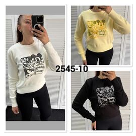 Светр жіночий 2545-10 white р.one size "LOOK" недорого оптом від прямого постачальника