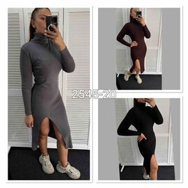 Плаття жіноче 2545-20 black р.one size "LOOK" недорого оптом від прямого постачальника