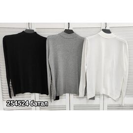 Светр жіночий 254524 black р.50-56 "LOOK" недорого оптом від прямого постачальника