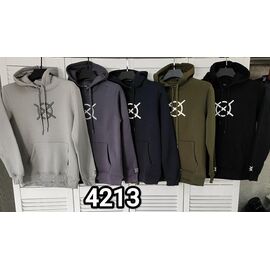 Фотография Худи мужской 4213 l.grey р.48-52 "LOOK" недорого оптом от прямого поставщика
