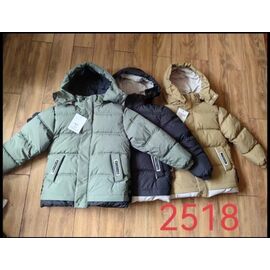 Фотография Курка детская зимняя на мальчика 2518 mint р.7-11 "WHITE" недорого оптом от прямого поставщика
