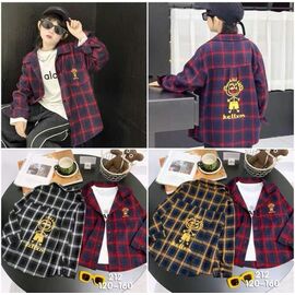 Фотография Рубашка детская на мальчика 212 beige р.6-10 "Фунтик" недорого оптом от прямого поставщика