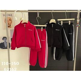 Костюм дитячий спортивний на дівчинку 62162 black р.5-9 "Фунтик" недорого оптом від прямого постачальника