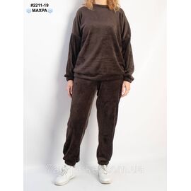 Фотография Костюм-піжама жіночий махра напівбатал 44-46,48-50,52-54 (3цв) "NOWEMBER" недорого от прямого поставщика