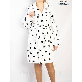 Халат жіночий на запах махра напівбатал 44-46,48-50,52-54 (6кв) "NOWEMBER" недорого від прямого постачальника