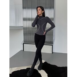 Кофта жіноча 1694 d.grey р.42-46 "BONJOUR" недорого оптом від прямого постачальника