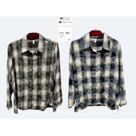 Сорочка жіноча 3504+ khaki р.2XL-6XL "BASE" недорого оптом від прямого постачальника