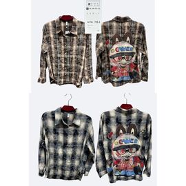 Сорочка жіноча 735-1 khaki р.XL-5XL "BASE" недорого оптом від прямого постачальника