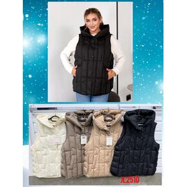 Жилетка жіноча JL2510 black р.3XL-5XL "Dorimodes" недорого оптом від прямого постачальника
