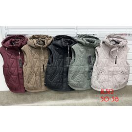 Жилетка жіноча JL510 wine р.50-58 "Dorimodes" недорого оптом від прямого постачальника