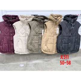 Жилетка жіноча JL511 d.beige р.50-58 "Dorimodes" недорого оптом від прямого постачальника