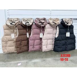 Жилетка жіноча JL9168B l.beige р.50-58 "Dorimodes" недорого оптом від прямого постачальника