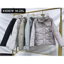 Куртка жіноча демісезонна KX067 black р.42-48 "Dorimodes" недорого оптом від прямого постачальника