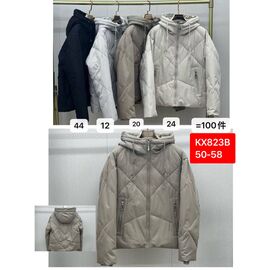 Куртка жіноча демісезонна KX823B-20 beige р.50-58 "Dorimodes" недорого оптом від прямого постачальника