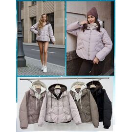 Куртка жіноча зимова KX856 beige р.M-2XL "Dorimodes" недорого оптом від прямого постачальника