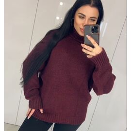 Светр жіночий LR944 wine р.one size "Lora" недорого оптом від прямого постачальника